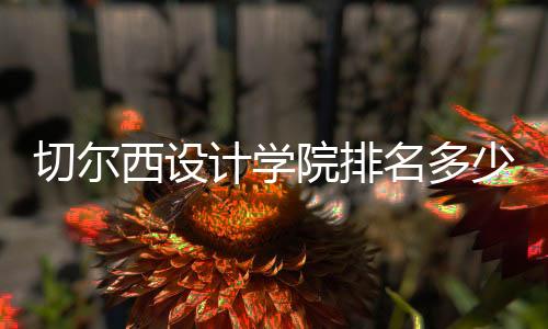 切尔西设计学院排名多少?